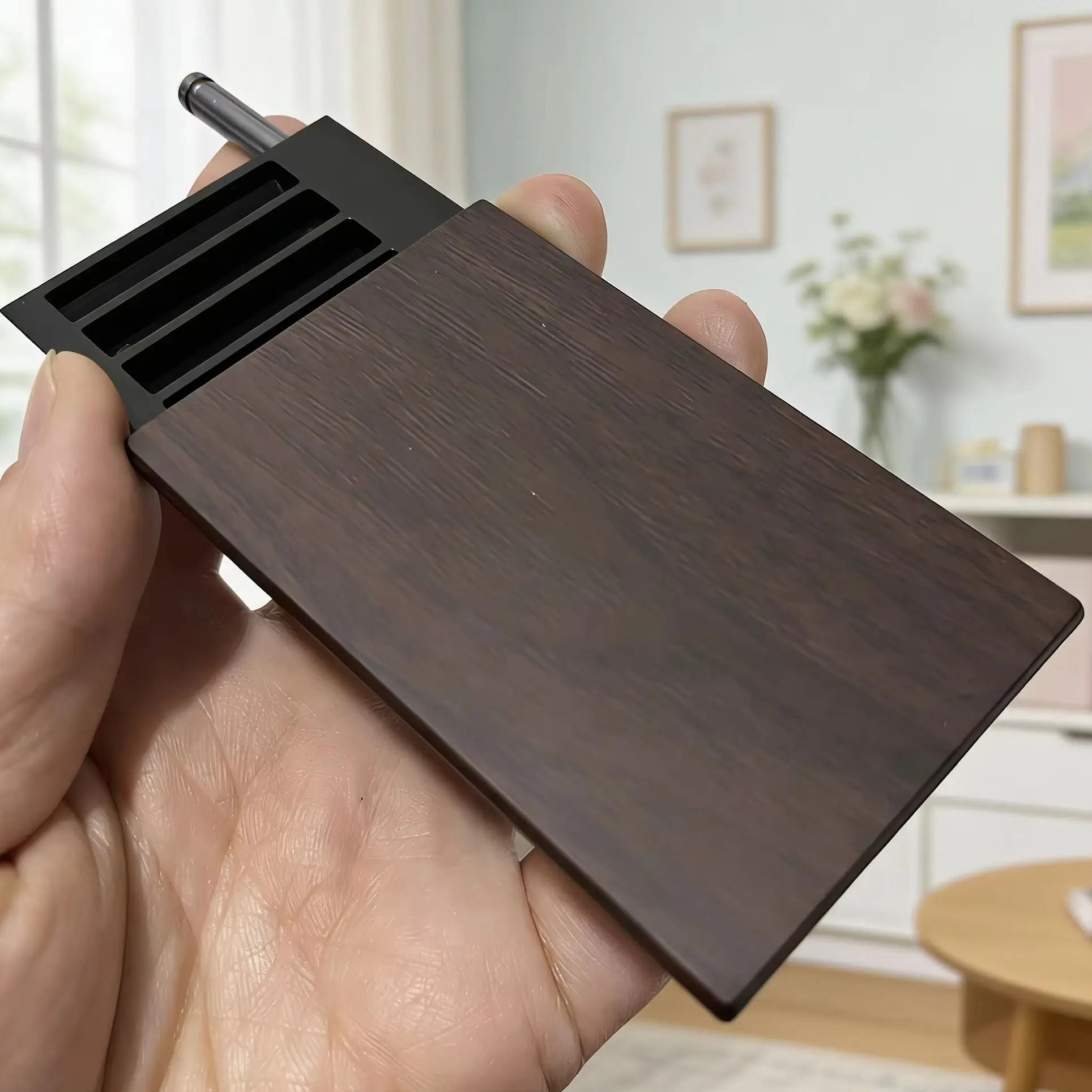 Handmade Cigarette Rolling Case 8-Compartment Plastic Snuff Storage Box with Sild Lid Aluminum Straw Portable Size Tobacco Tools