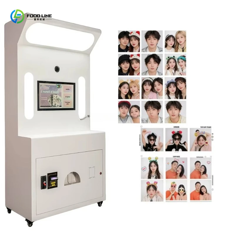 ized New Korean Self Instant Photo Booth Machine With Printer Multi-Function Passport Vending Machine