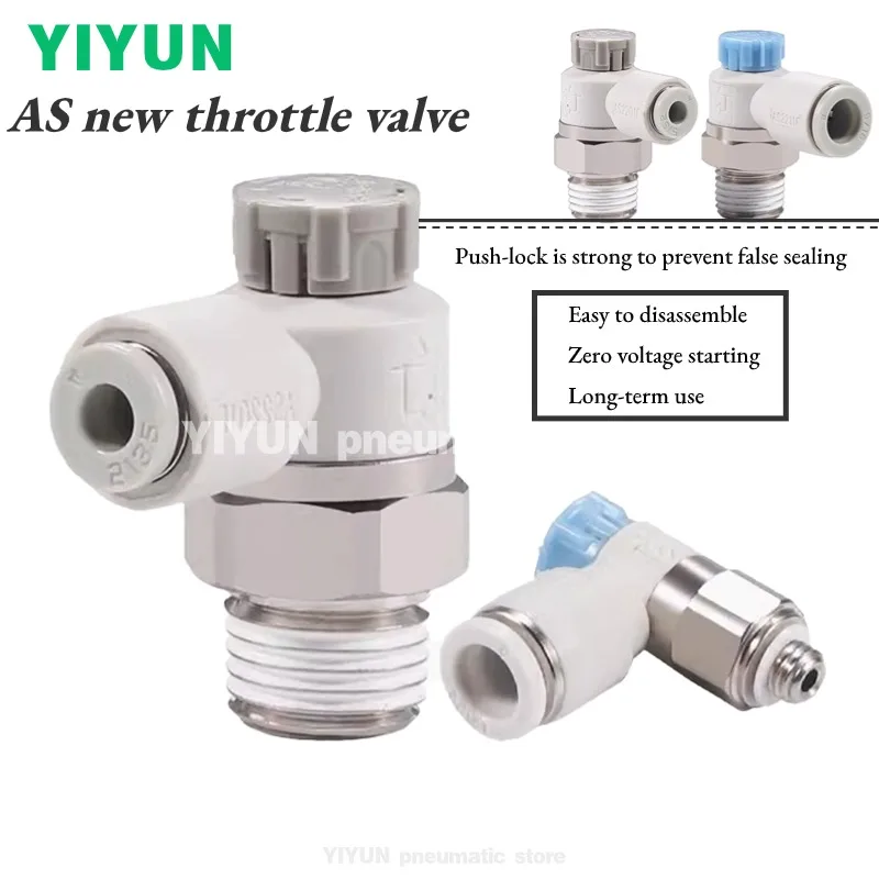 AS1201F AS2201F AS3201F-01,02,03,04,M3,M5-04 06 04S 06S 08S 10S 12S AS2201F-01-04SA  Throttle valve pneumatic governing adapter