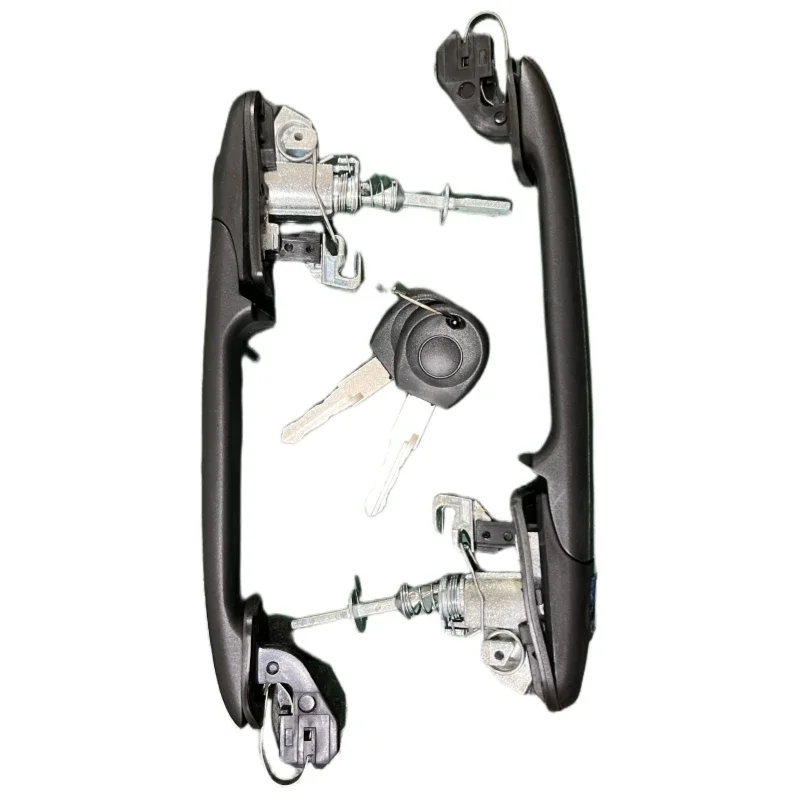 

2PCS Front Left And Right Door Handles With 2 Identical Keys ForPolo 6N 6N1 6N2 Sharan Seat Alhambra Galaxy 6N0837207C/D