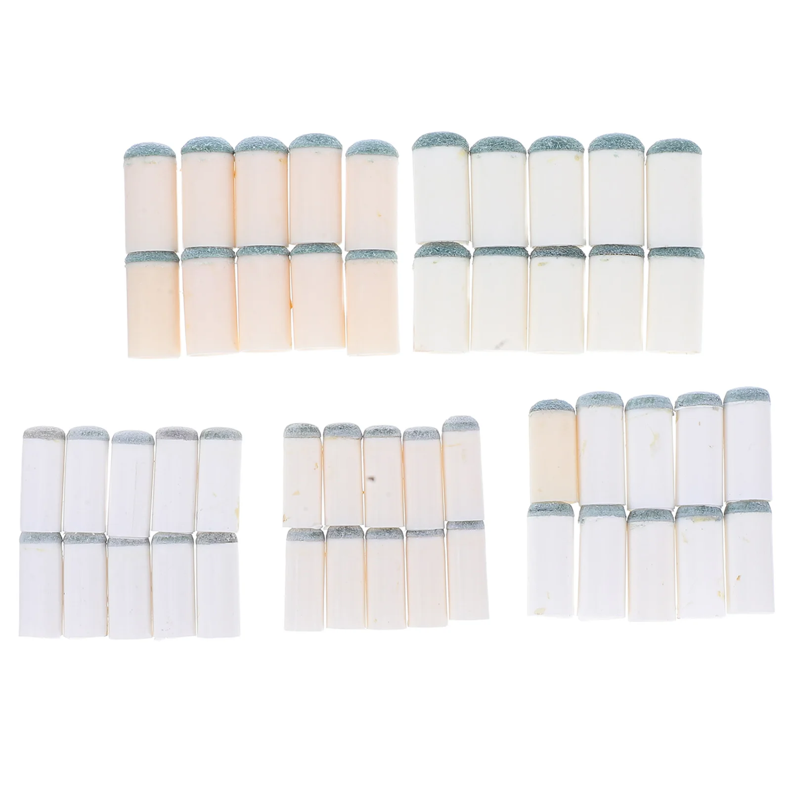 

50Pcs Snooker Cue Tips Replacement Pool Billiard Cue Sliding Tips for Improved Grip Control Professional Fit All Level Players