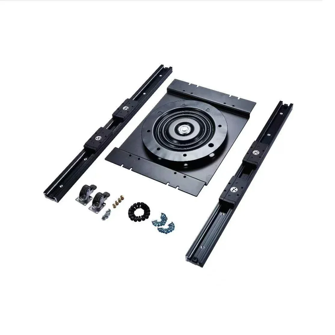 

CYGG For Functional Hardware Kitchen Island with Sliding Table Top Mechanism Telescoping Extendable Table