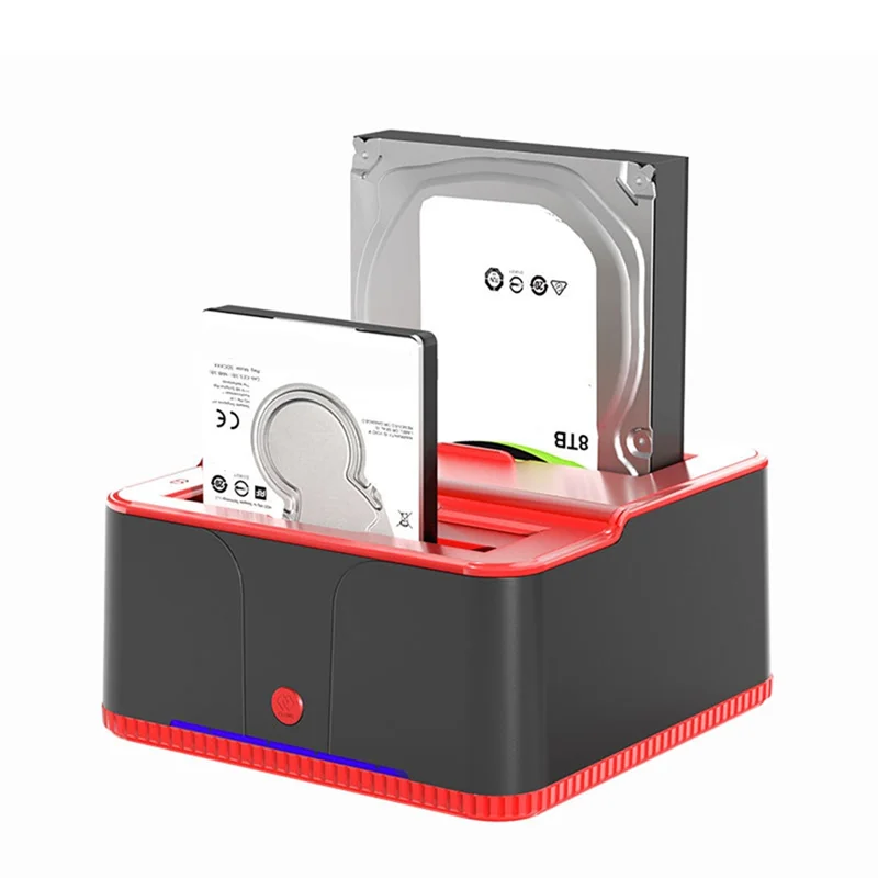 

Док-станция для жесткого диска 7 в 1, адаптер SATA-USB 3.0 для твердотельного накопителя 2,5 дюйма, 3,5 дюйма, корпус для жесткого диска, док-станция