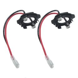 2Pcs Car Light Headlamp Bulb Base H7 LED Bulbs Plastic Deck Holder for Golf 5 MK5 Car Light Assemebly