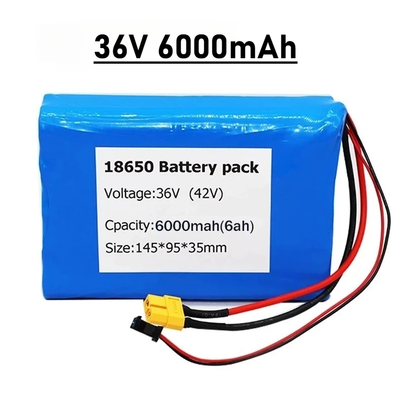 18650 Rechargeable Li-ion Battery 10S2P 36V 6000mAh 8000mAh 10000mAh Battery Pack XT60 for Electric Scooter