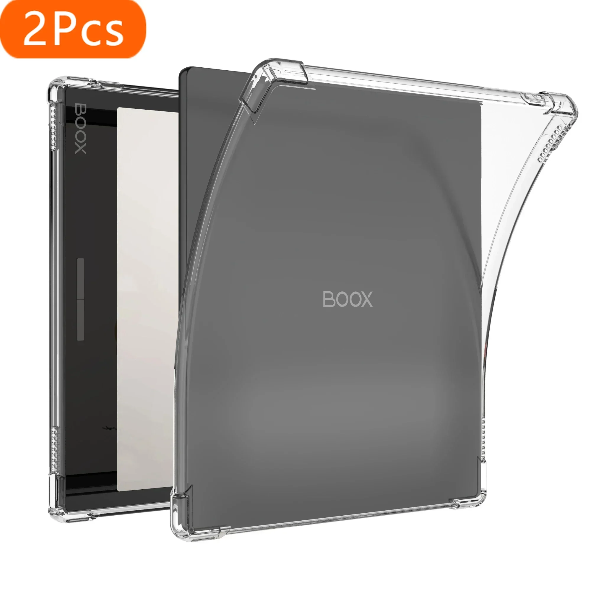 

2Pcs Clear Case for 7" Onyx Boox Go Color 7/Boox Raphael e-Reader (2024 Released) - Lightweight Transparent Flexible Soft Back C
