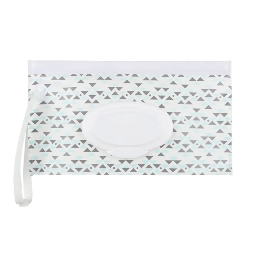 Handige Mode Flip Cover Draagtas Baby Product Snap-Strap Cosmetisch Etui Natte Doekjes Tas Kinderwagen Accessoires Tissue Box