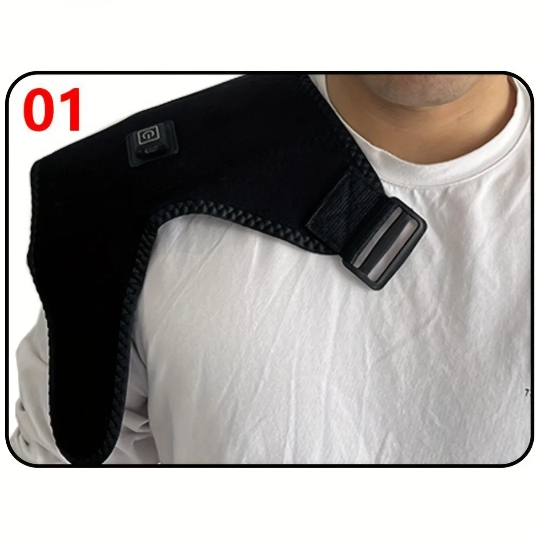 USB Heating Shoulder Protection with Three-Speed Temperature Control, Warmth, and Health Protection Equipment - Single Shoulder 