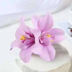 Summer Beach Hair Clip Flower Decor Hair Pin Bohemia Style Women Summer Beach Hair Clip Parties Weddings Dates Accessories