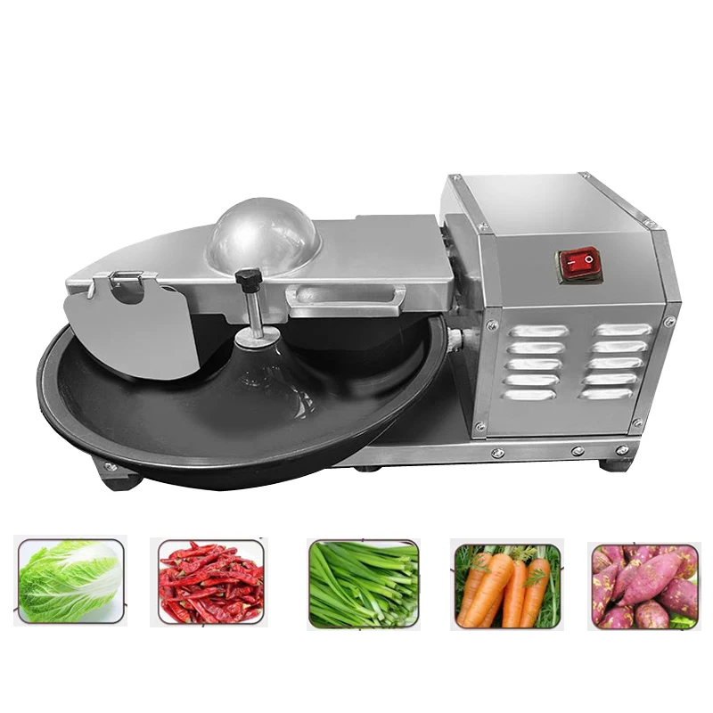 Electric Commercial Vegetable Cutter Food Chopper Chili Onion Ginger Pellet Vegetable Shredder Machine