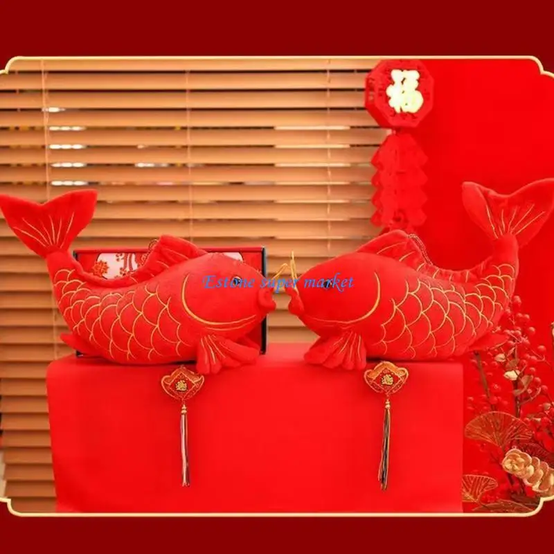 090B Carp Fish Stuffed Animal Plush Walltoy Wall Mount,Carp Plush Pillow Stuffed Toy for Home Decorations Stuffed Animal Toy