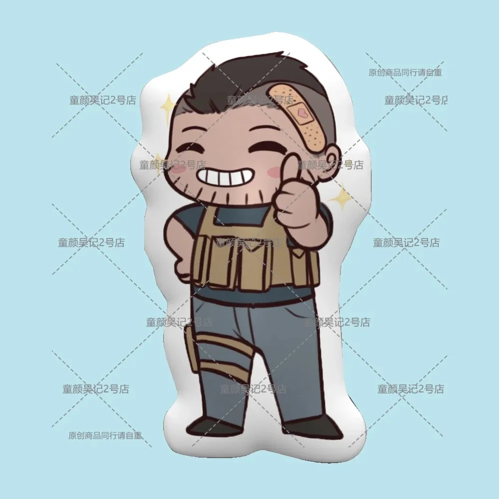 Almohada Call of Duty, muñeca Ghost CODM, muñeca de peluche