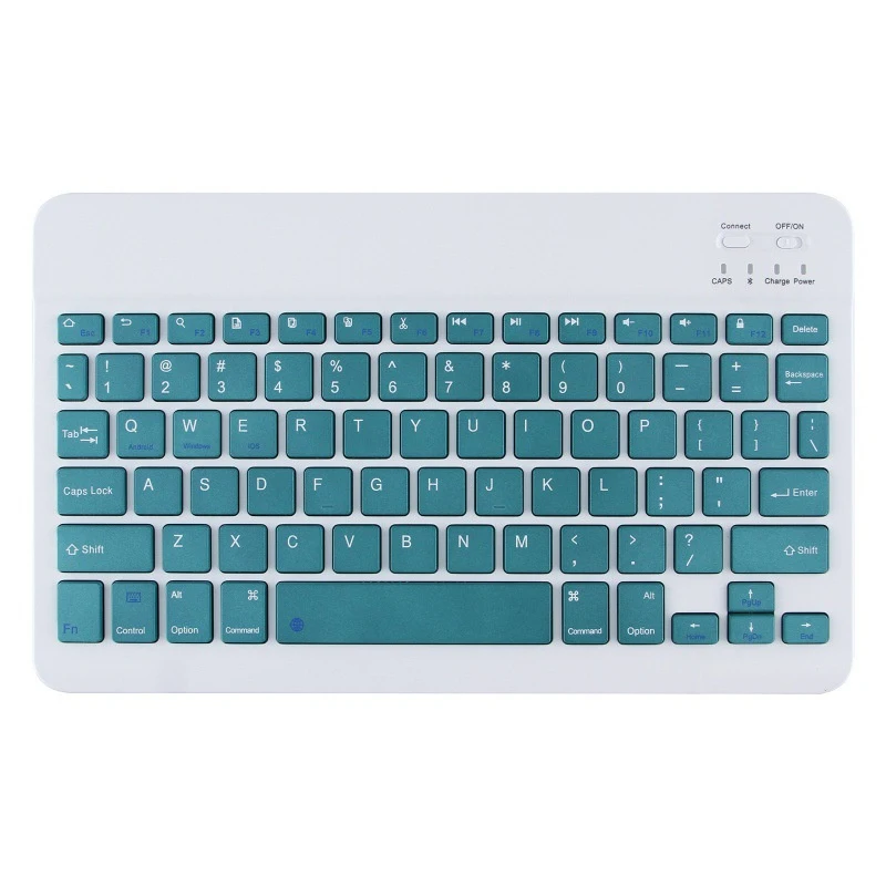 Universal Wireless Bluetooth Keyboard With Leather Case Stand Cover For IPad10 Inch Tablet For IOS Android Windows