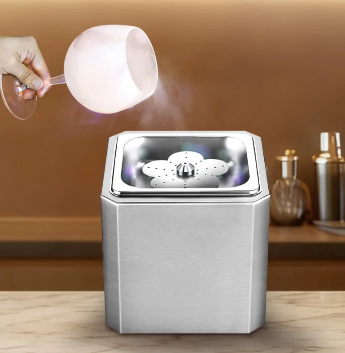 Small Ice Cup Machine Commercial bar Counter Stainless Steel 6-second Quick-freeze Summer Beverage    Cup Machine