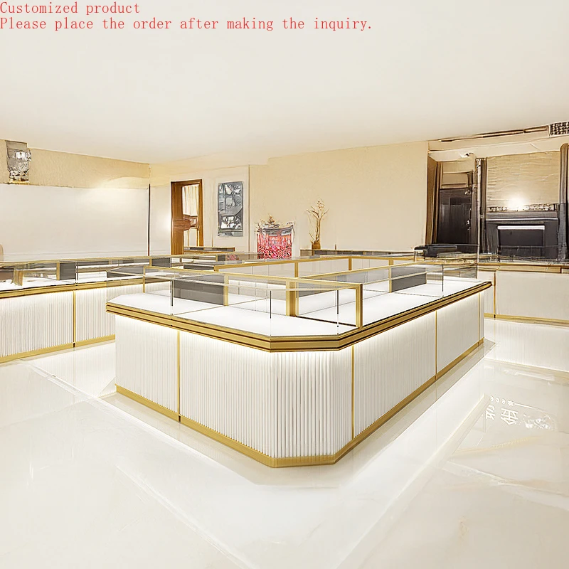 

Custom.Modern Jewelry Store Display Furniture Modern Jewelry Cabinet for Store Decoration Design Showcases