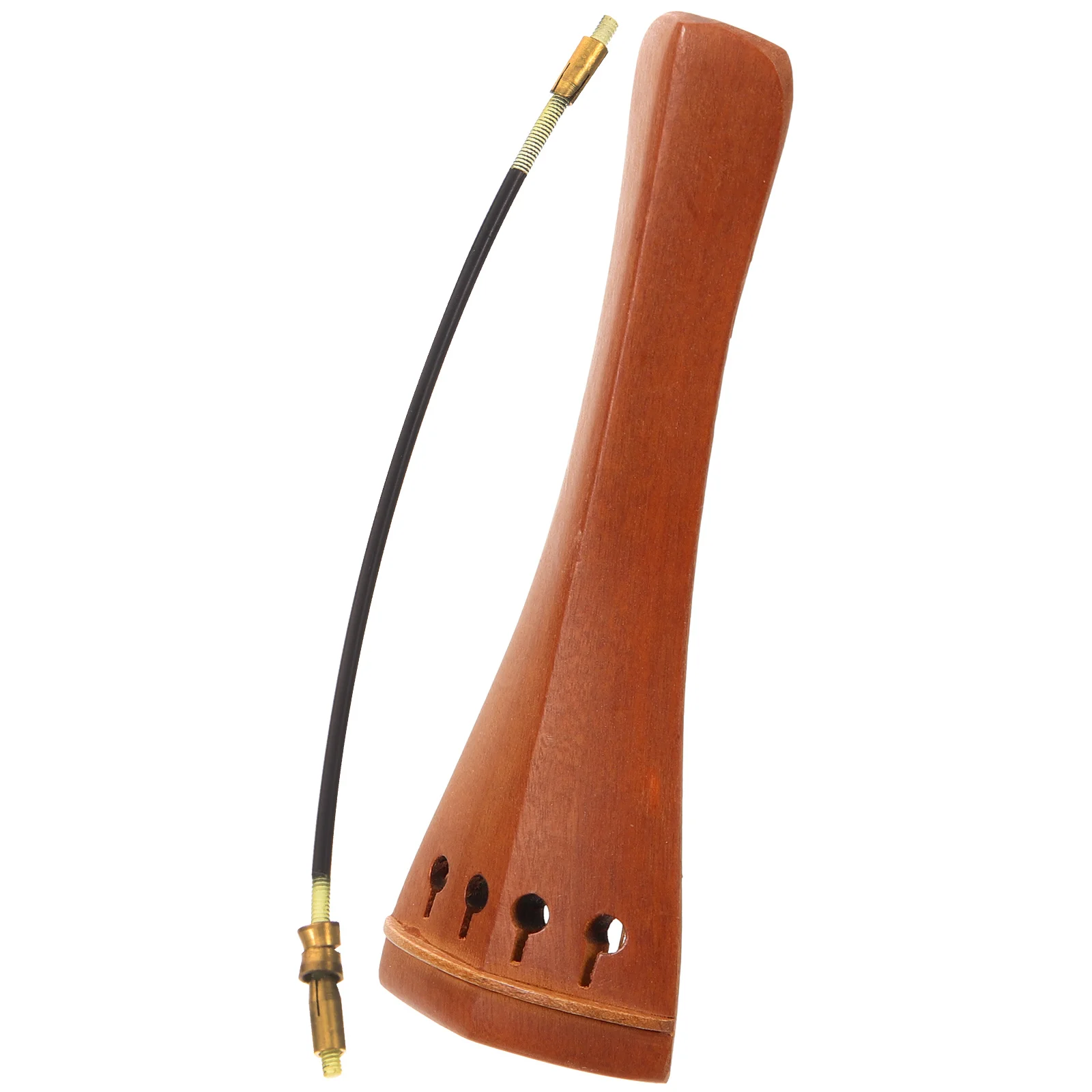 

Rosewood Violin Tailpiece Replacement Lightweight Hardwood String Holder For 4/4 Violin Upgrade Accessory Musical