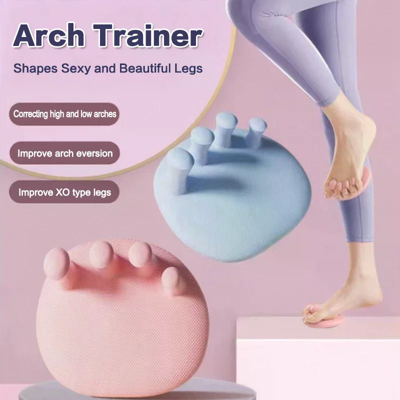 2Pcs Toe Splints Buttocks Arch Trainer Arch Foot Trainer Fitness Leg Toes Plantar Function Exerciser Thumb Valgus Corrector