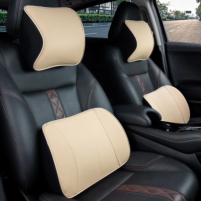 Universal U-Shaped Lumbar Support Car Seat Cushion Neck Pillow Memory Foam Auto Interior Accessories