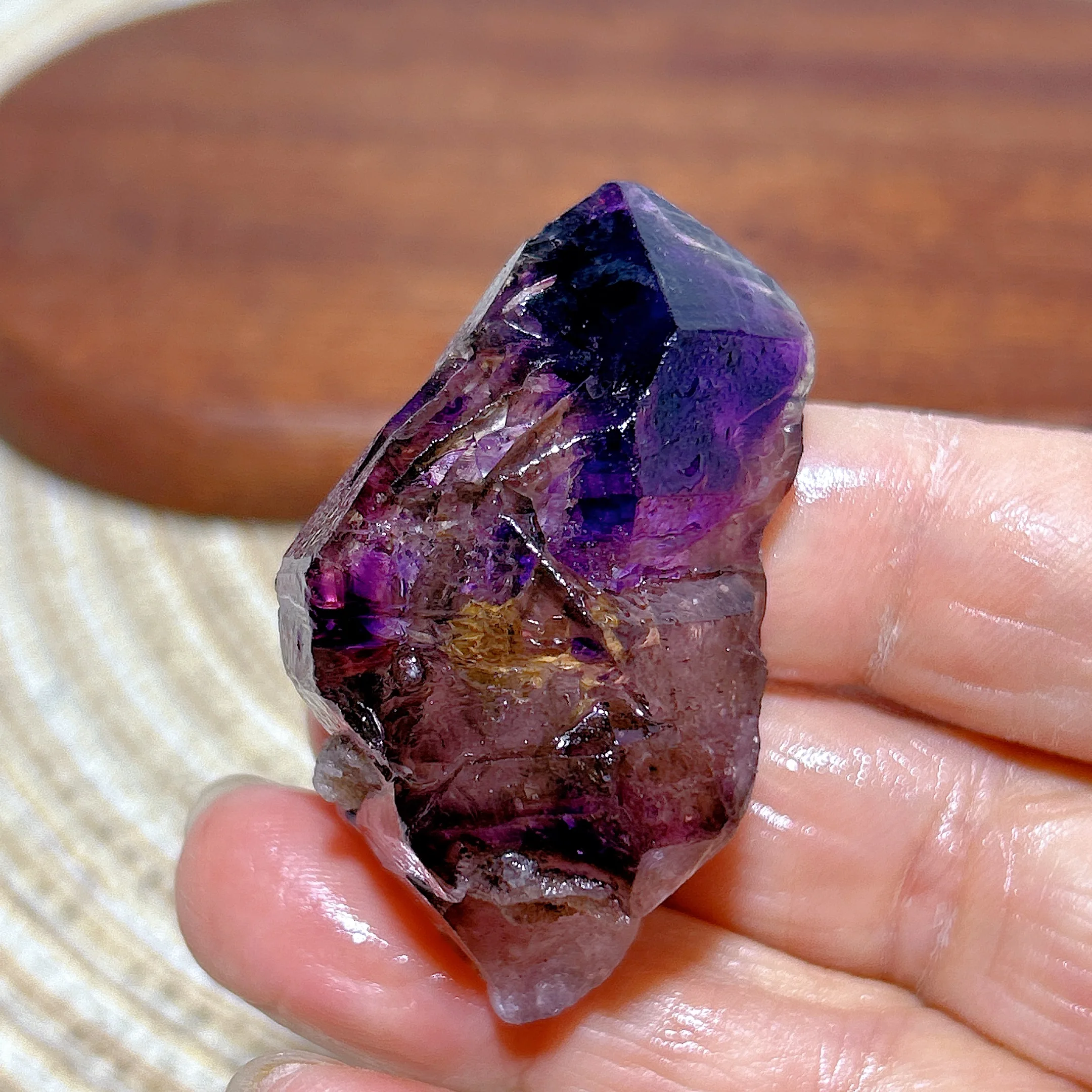 Healing Natural Crystal Super Seven Specimen Raw Stone Gemstones Rainbow Mineral Ore Energy Home Decorations Room Decor Gift