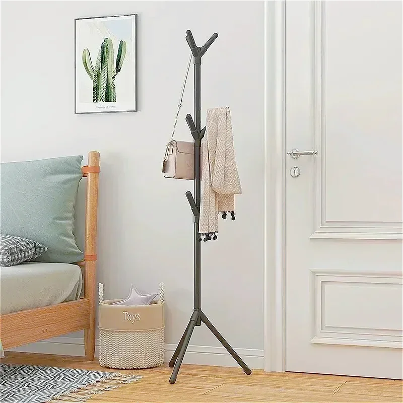 Mobile Floor Standing  Multi HookClothes Rack Tree Branch Shape  and Convenient Coat Rack for Home Living Room Clothing Storage image 2