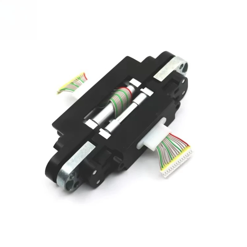 Power transmission hinges Heavy-duty hidden hinge system with integrated permanent network energy transmission hinges