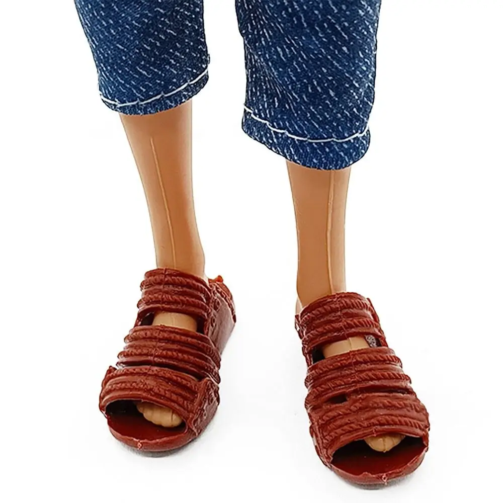 Chaussures de qualité 1/6 beurre pour homme, sandales à figure originale, 3 couleurs, super modèle, bottes à beurre pour homme, accessoires, 30cm, 4 paires par ensemble