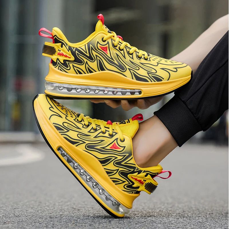 

Lightweight soft-soled casual sports shoes for teenagers men's shock-absorbing and anti-slip air-cushioned running shoes