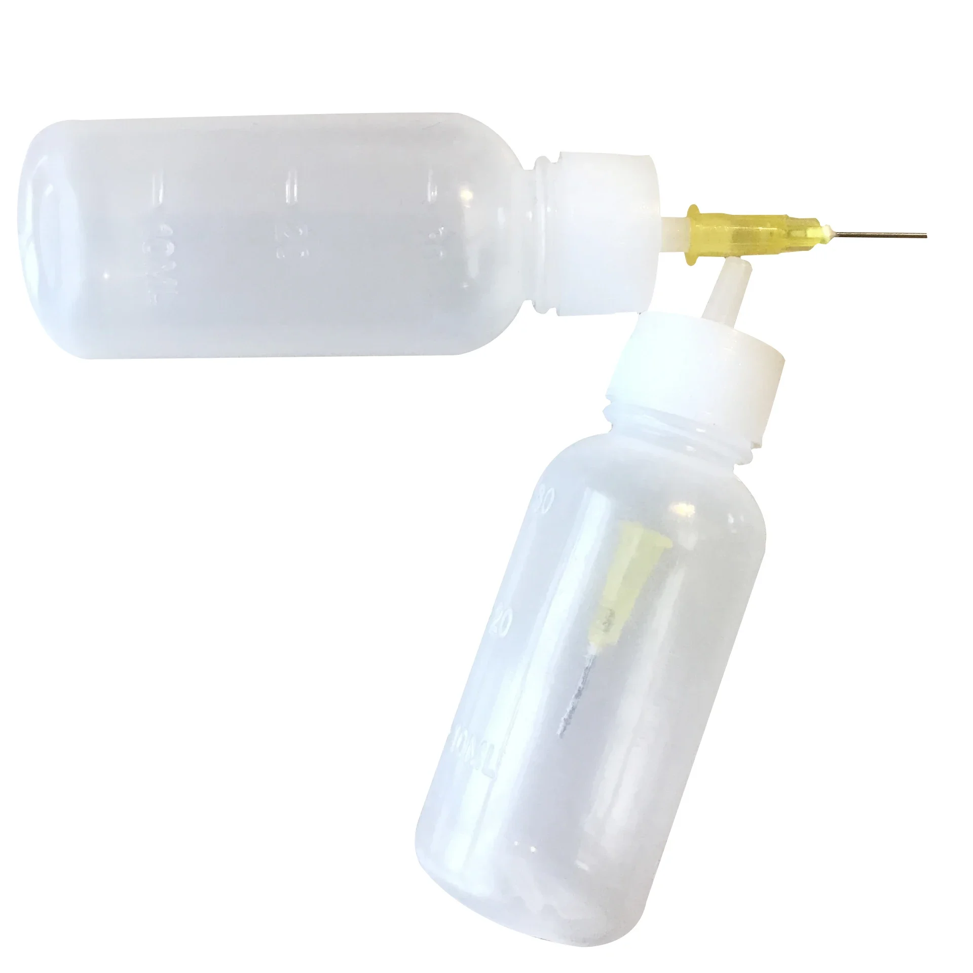 30/50ml Plastic Dispensing Needle Nozzle Syringe Bottle Glue Gel Alcohol Pot Reuse DIY Handmade Utensil