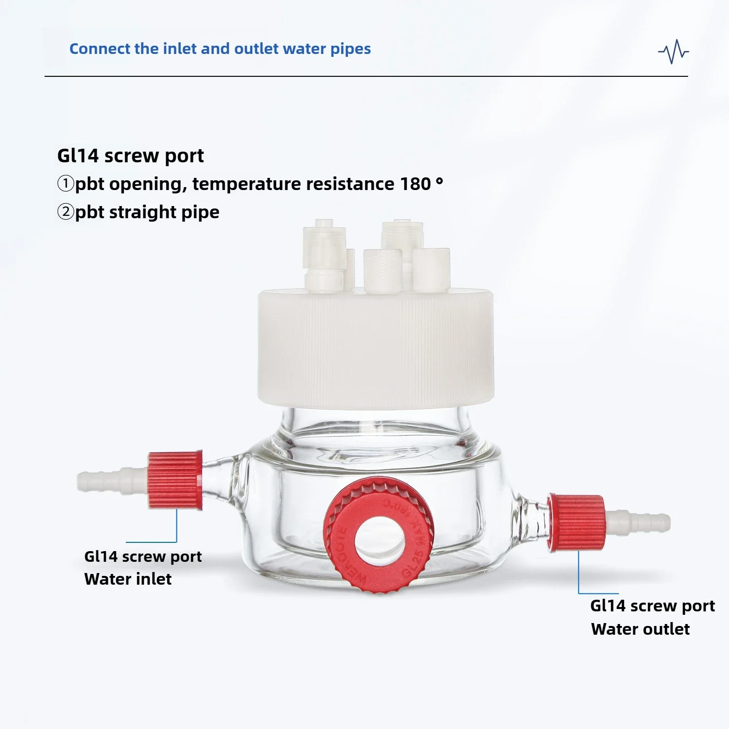 Single/Double Layer Jacket Water Bath Glass Electrolytic Cell (No Electrodes)