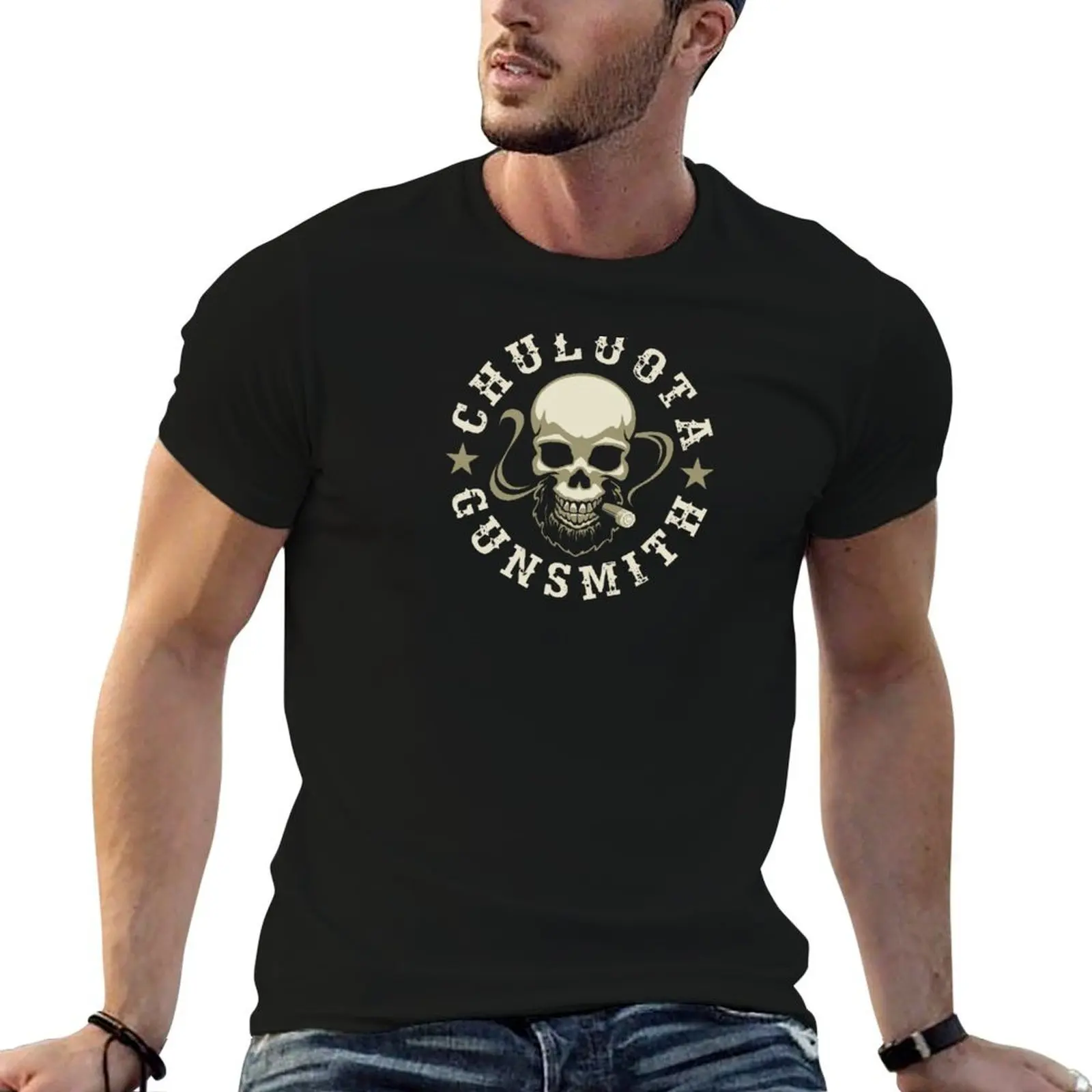 Chuluota Gunsmith T-Shirt rapper graphic tees cute clothes mens t shirts casual stylish