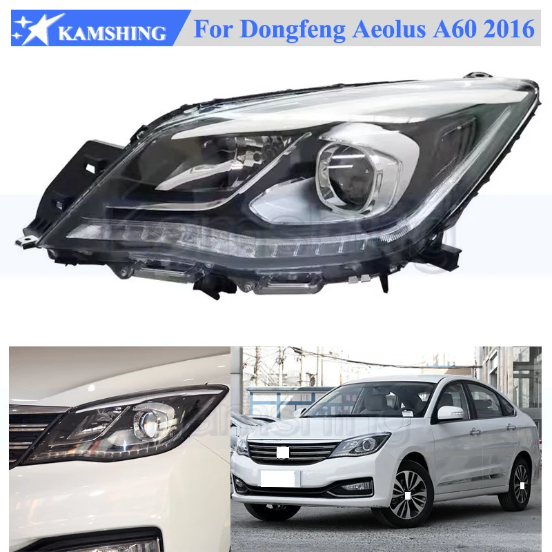 

Kamshing 8 or 9 Pin Front Head Light Head Lamp For Dongfeng Aeolus A60 2016 Headlight Headlamp Car Light Front Turn Light