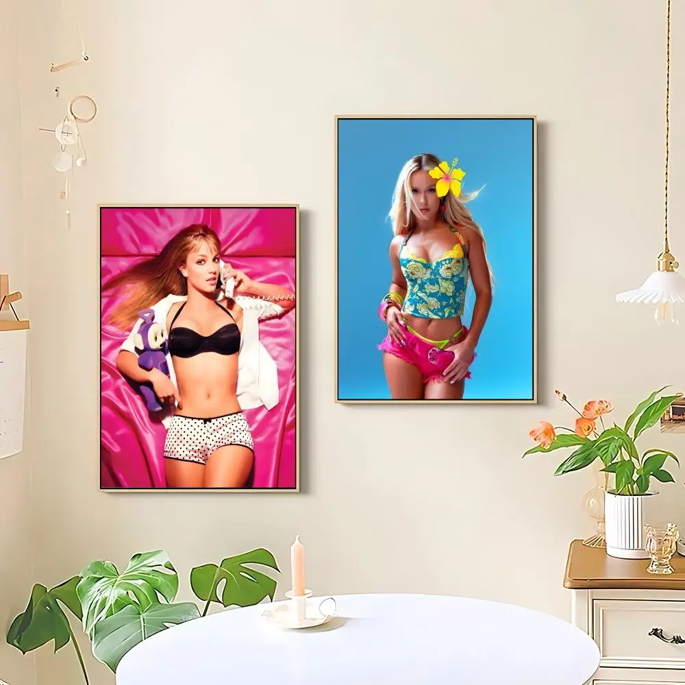Singer Britney Spears Poster HD art sticky wall waterproof home living room bedroom bar aesthetic decoration