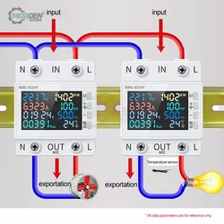 Cyfrowy miernik energii Tester Monitor zużycia energii elektrycznej AC 170 V ~ 270 V Woltomierz Napięcie Ampery Watomierz Kwh Narzędzie dla elektryków