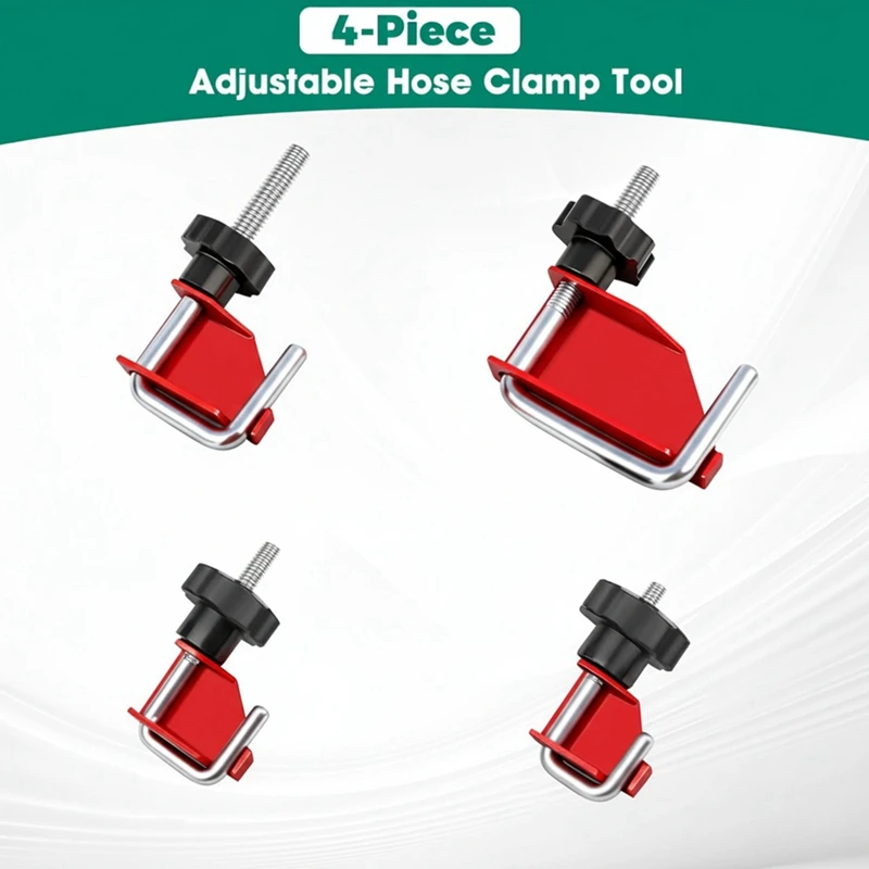 NCSMT 4pcs Hose Pinch Off Pliers Flexible Hose Clamp Pliers, Brake Fuel Line Clamp Automotive,Radiator Hoses Clamp Tool Set