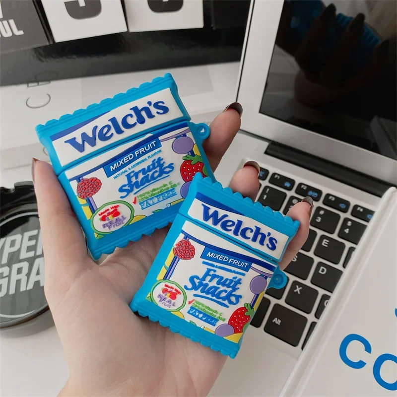 Funda de silicona suave con dibujos animados para AirPods Pro, bonita funda 3D para auriculares inalámbricos, funda para AirPods 2