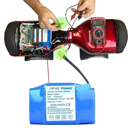 Oryginalny akumulator litowy 36 V 4,4 Ah 10S2P 4400 mAh 18650 elektryczny samobalansujący akumulator do hulajnogi Hoverboard