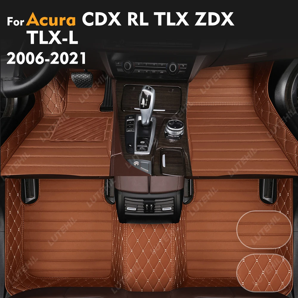 

Для Acura CDX RL TLX ZDX TLX-L 2006-2021 автомобильный напольный коврик на заказ автомобильный ковер чехол аксессуары для интерьера защитная накладка