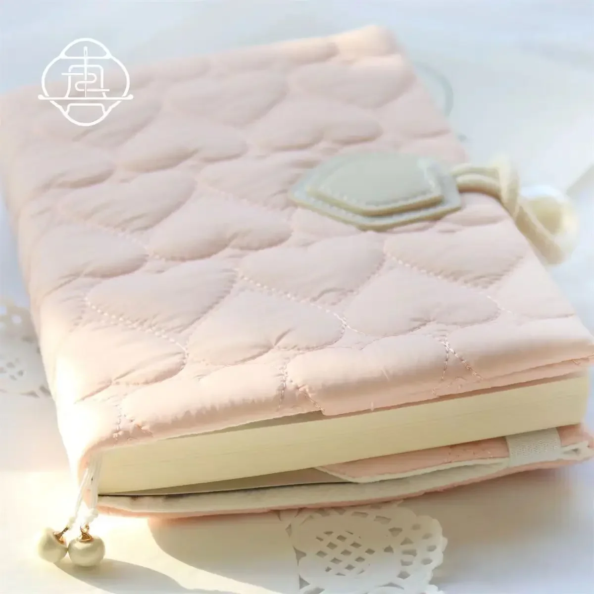 【Pearl Sweetheart】Original Handmade A5 A6 Notebook Diary Covers Protector Book Sleeve Crafted Fabric Products Commemorative Gift