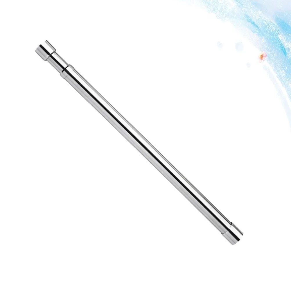 

Stainless Steel Telescopic Closet Pole Adjustable Wardrobe Hanging Rod Extending Clothes Organizer for Home Closet Storage