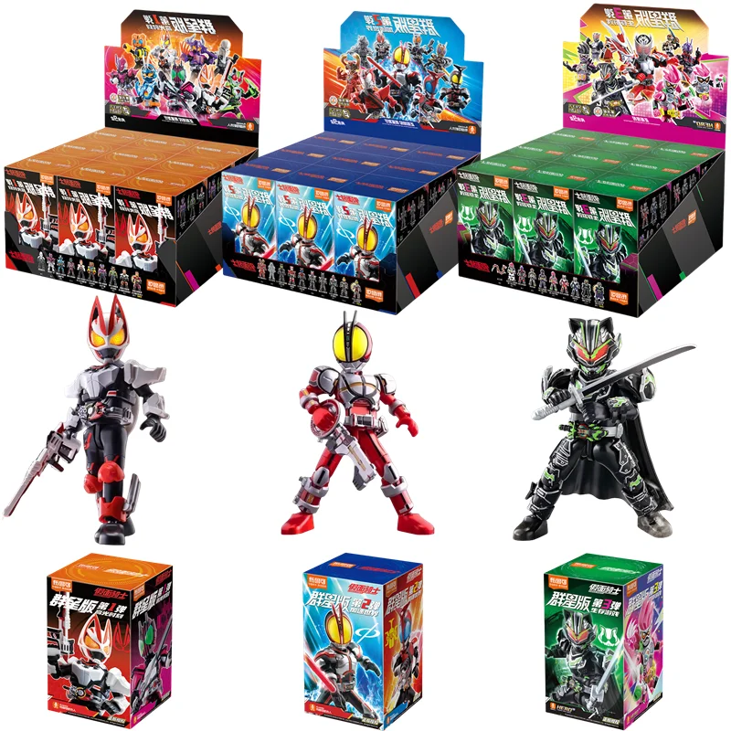

BLOKEES Kamen Rider аниме фигурка периферийные периферийные модели сборка развивающие игрушки слепая коробка детские праздничные подарки