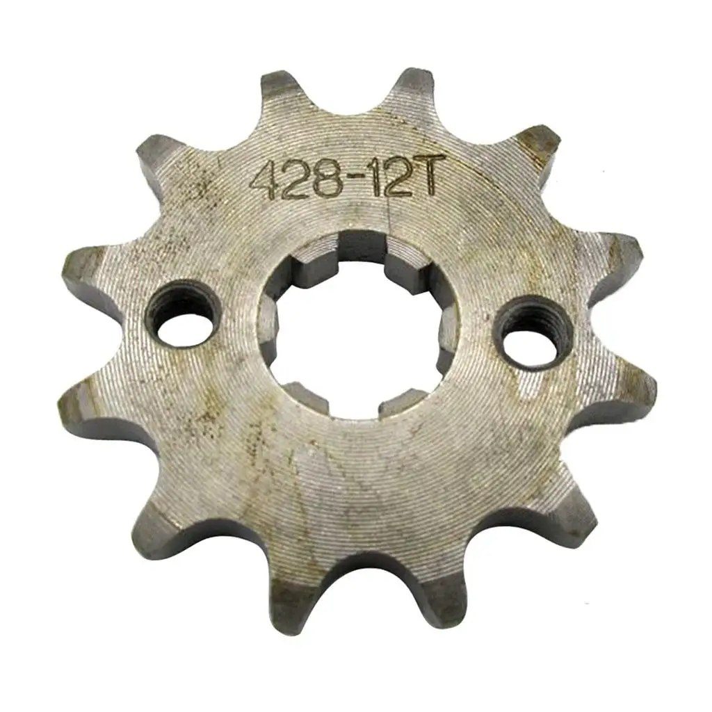 Heavy Duty 12T Rear Sprocket Cog for 428 Chain Pit Bike 110cc 125cc Trail Bike Steel Gear Chain Guard view 3