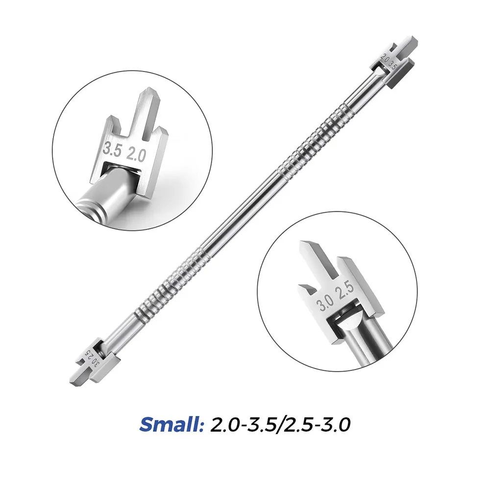 3PCS AZDENT Dental Kieferorthopädische Klammern Position Gauge Einstellbare Edelstahl Halterung Stellungs Zahnmedizin Werkzeug Autoklavierbar – Detail 6