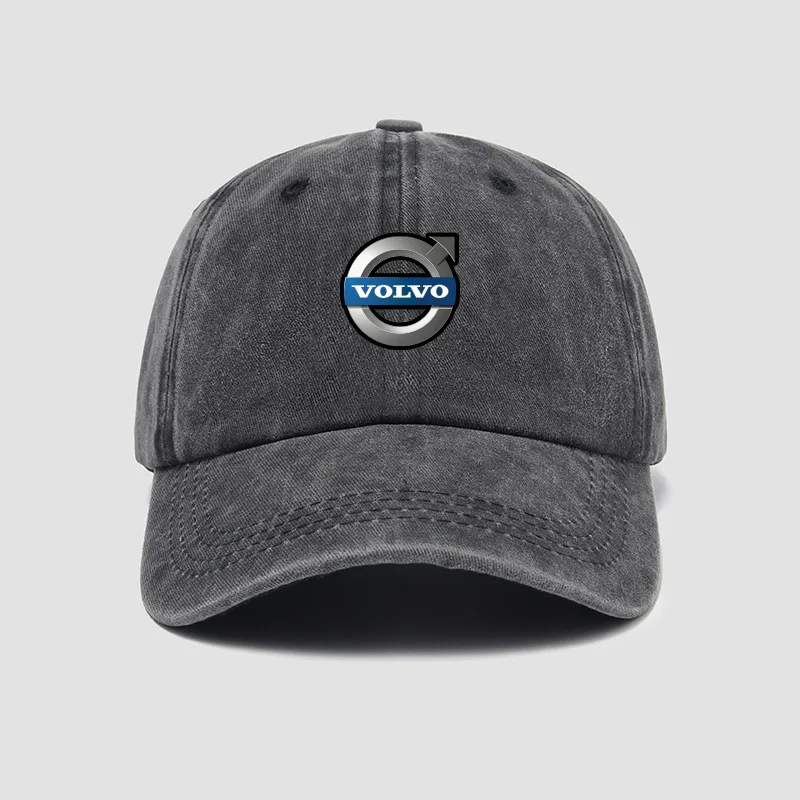 جديد دراجة نارية لفولفو شعار يطبع شعار الموضة في الهواء الطلق الصيف الرياضة قبعة قبعة بيسبول ربيع الخريف قابل للتعديل واقية من الشمس قبعة #3