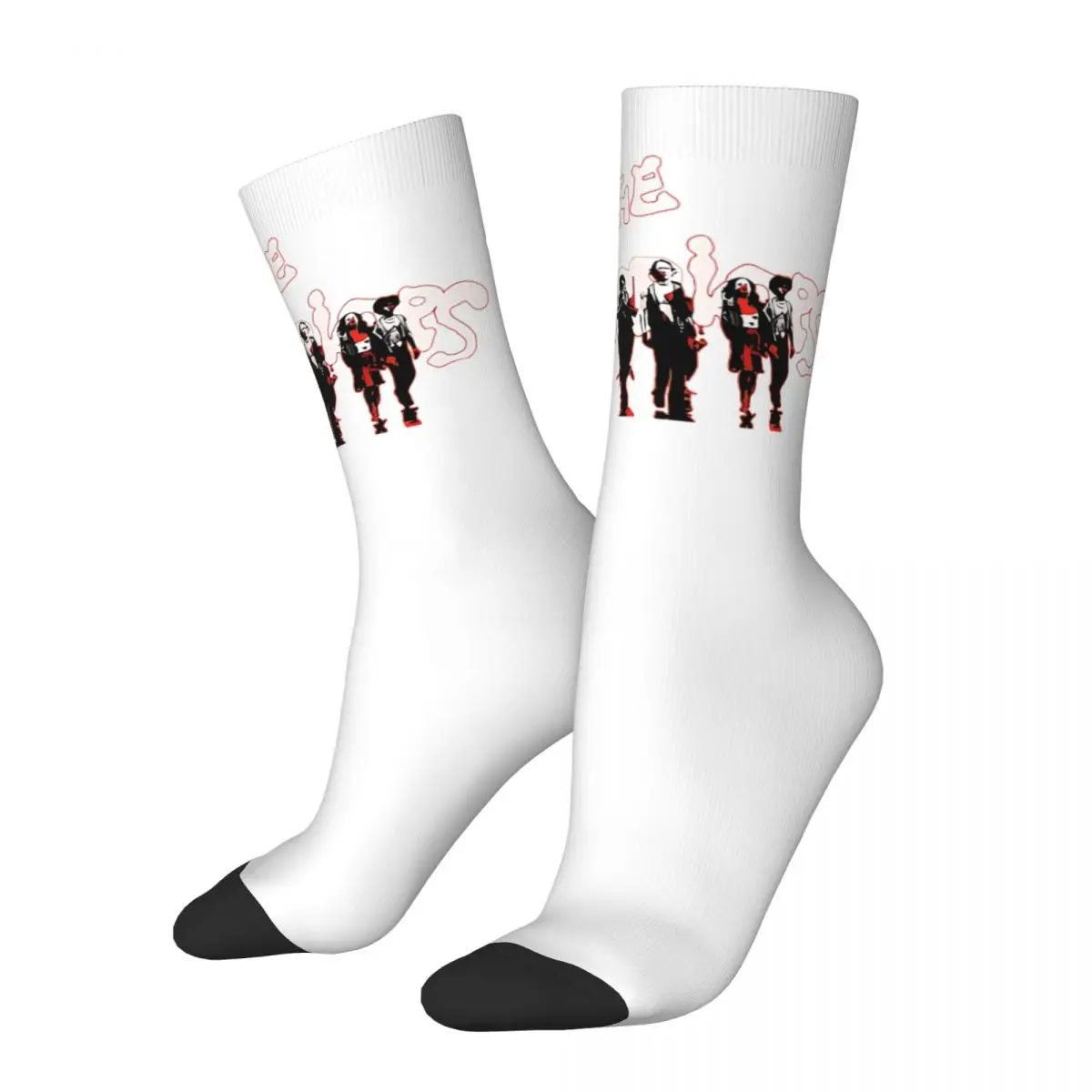 The Warriorsed Socks baseball Modern Stockings Women Men Medium Soft Running Sports Socks Winter Pattern Anti Slip Socks