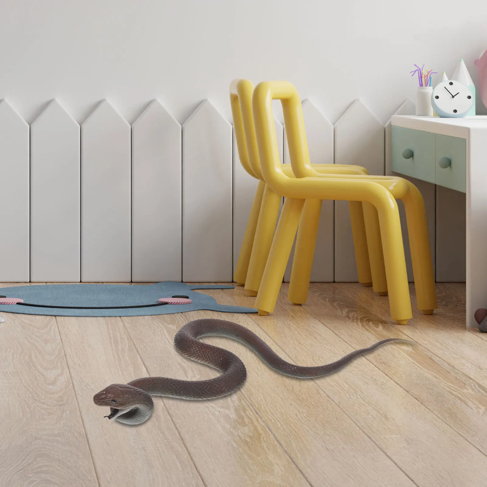 

Flexible Realistic Snake Soft Tpr Animal Prank for April Fools Halloween Party Decorations Lifelike Snake Prop