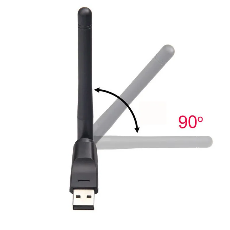 USB WiFi Adapter 2.4G 150Mbps  Wireless Network Card USB WiFi Receiver USB Dongle WiFi 5DBi Antenna 802.11b/n/g/ac for PC Laptop