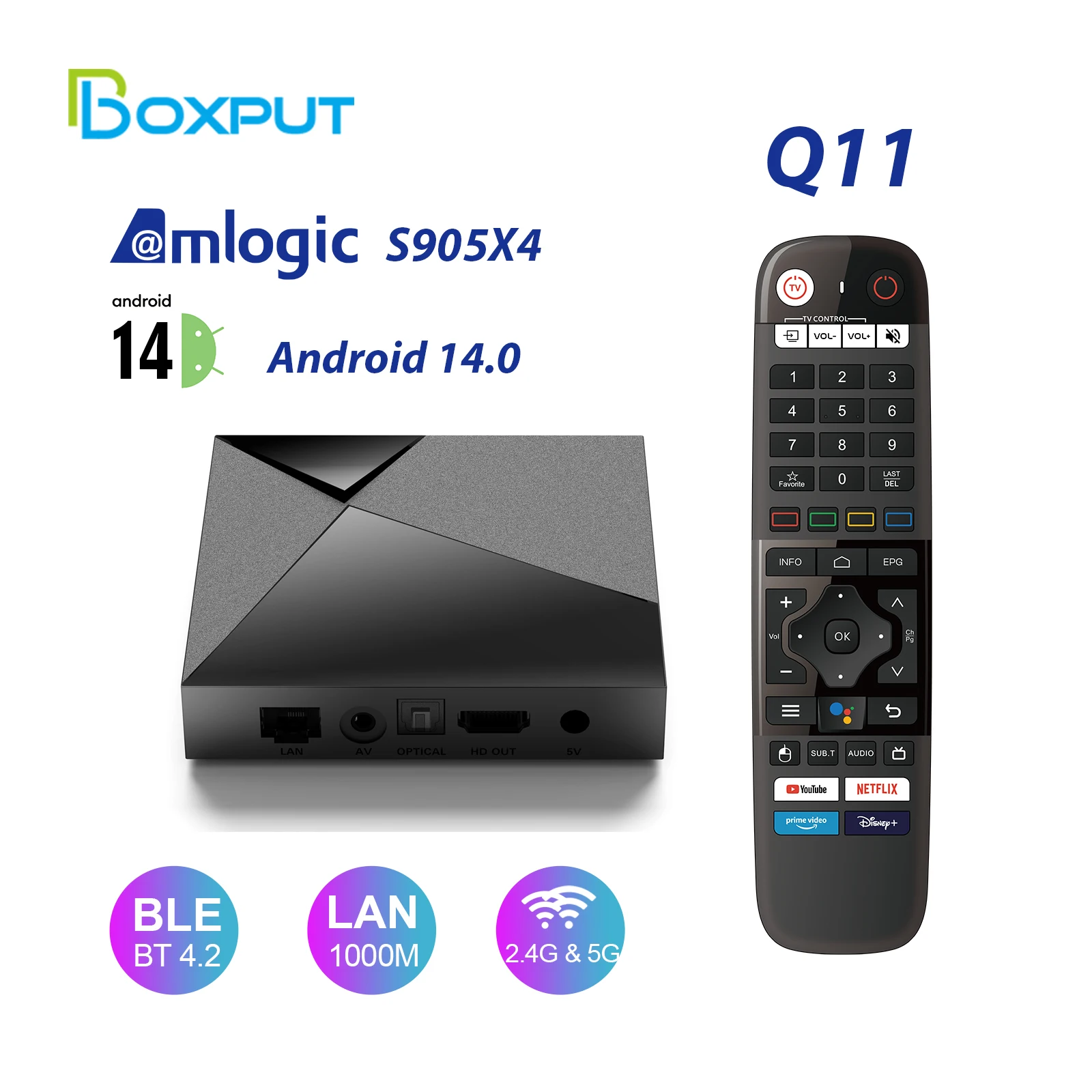 안드로이드 14 TV 박스 Q11 암로직 S905X4 - Home Cinema Google 리뷰 및 가격