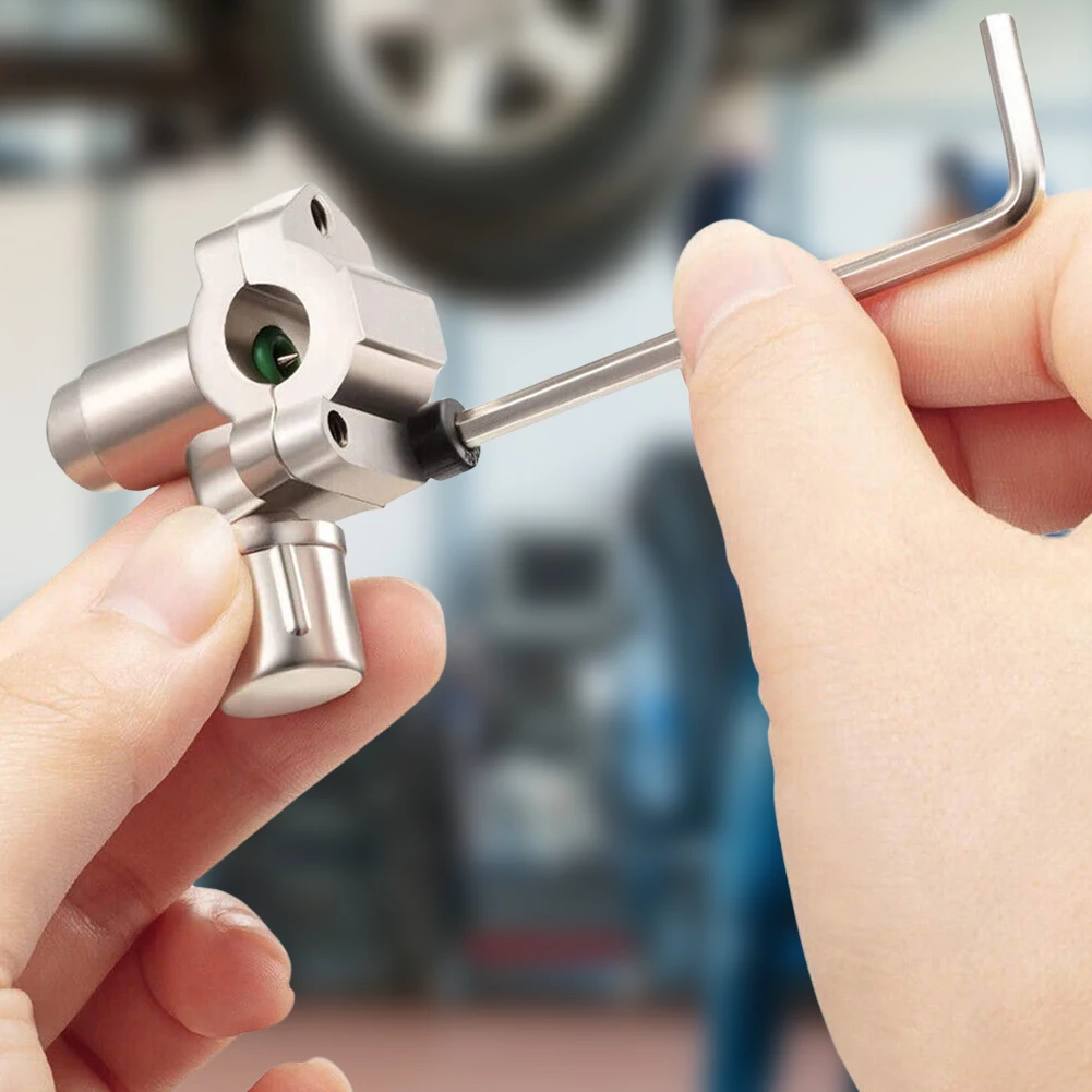 

Комплект клапанов для линейного крана с гаечным ключом A/C BPV-31, пирсинг-клапан из цинкового сплава, прокольный клапан для холодильника для HVAC BPV31