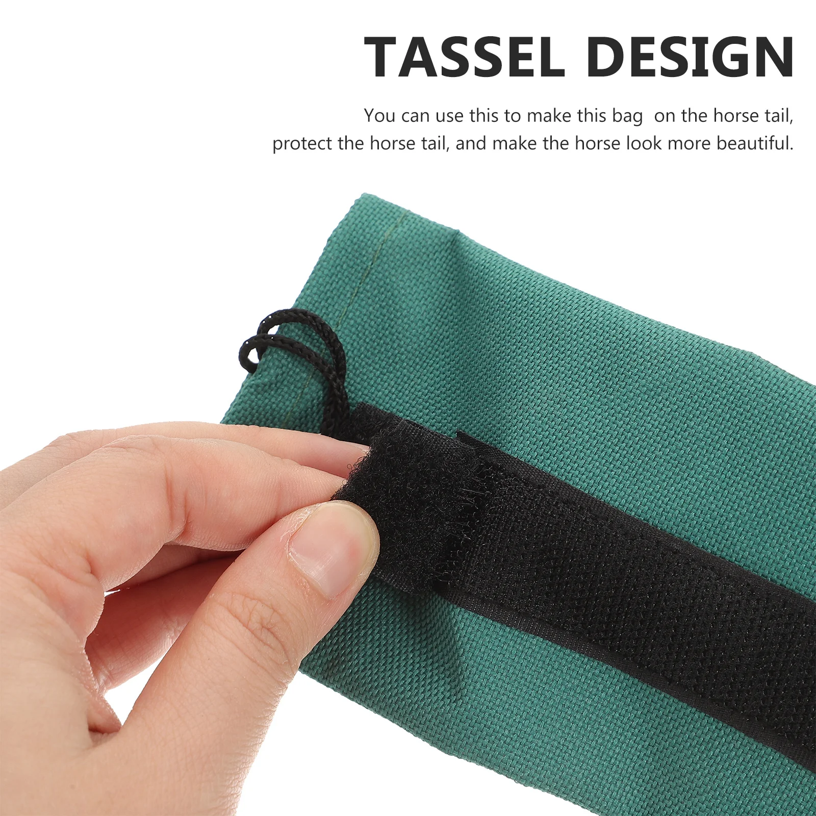 

Horse Tail Protector Bag Soft Durable Non-Woven Fabric For Horse Grooming Supplies Farm Equipment Storage Decor Use