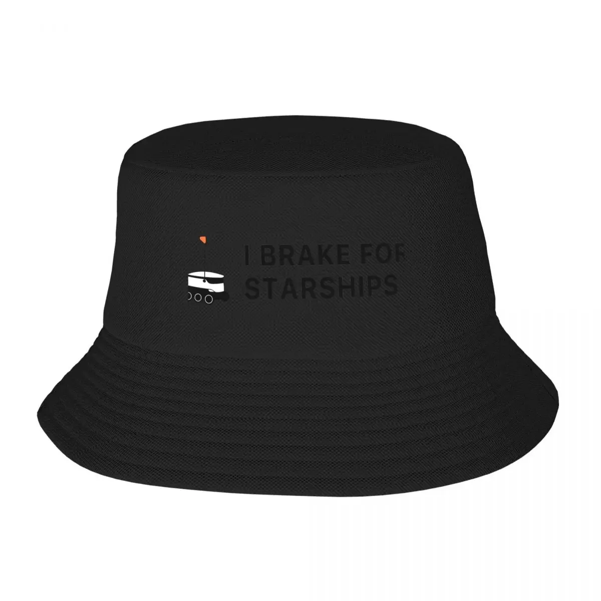 New I brake for starships Bucket Hat Male Mountaineering Women's Beach Hat Men's